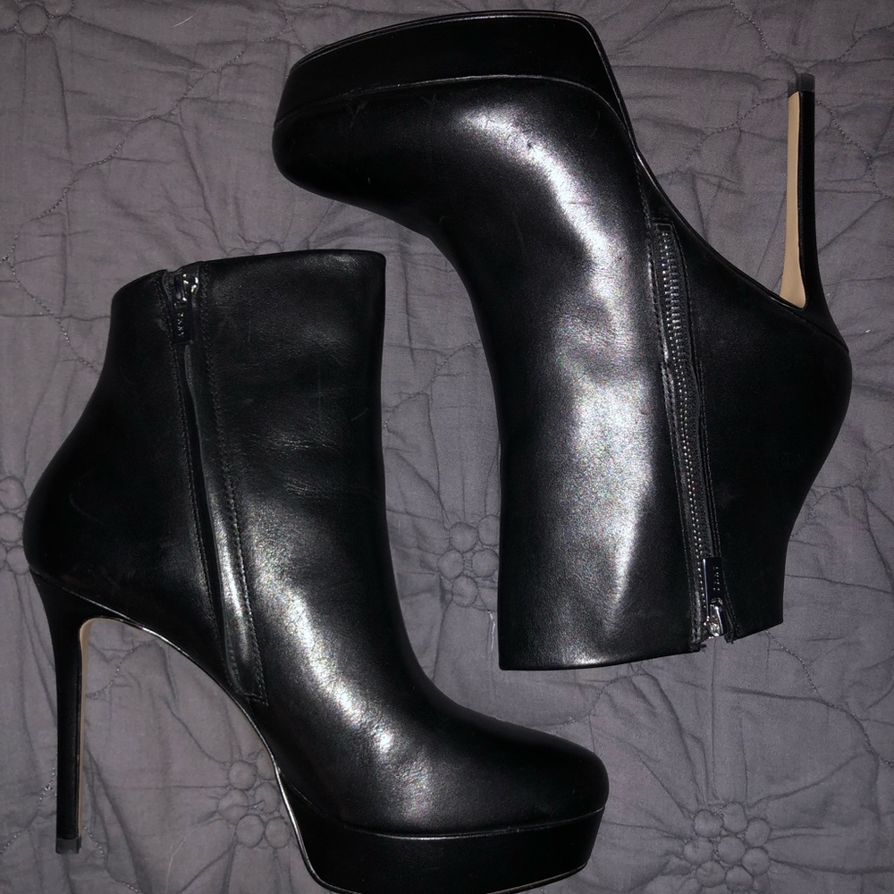 DNKY leather boots